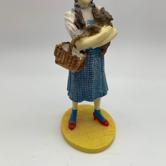 VTG Loew's Ren. Wizard of Oz Dorothy & Toto Yellow Brick Road Figurine - Picture 7 of 9
